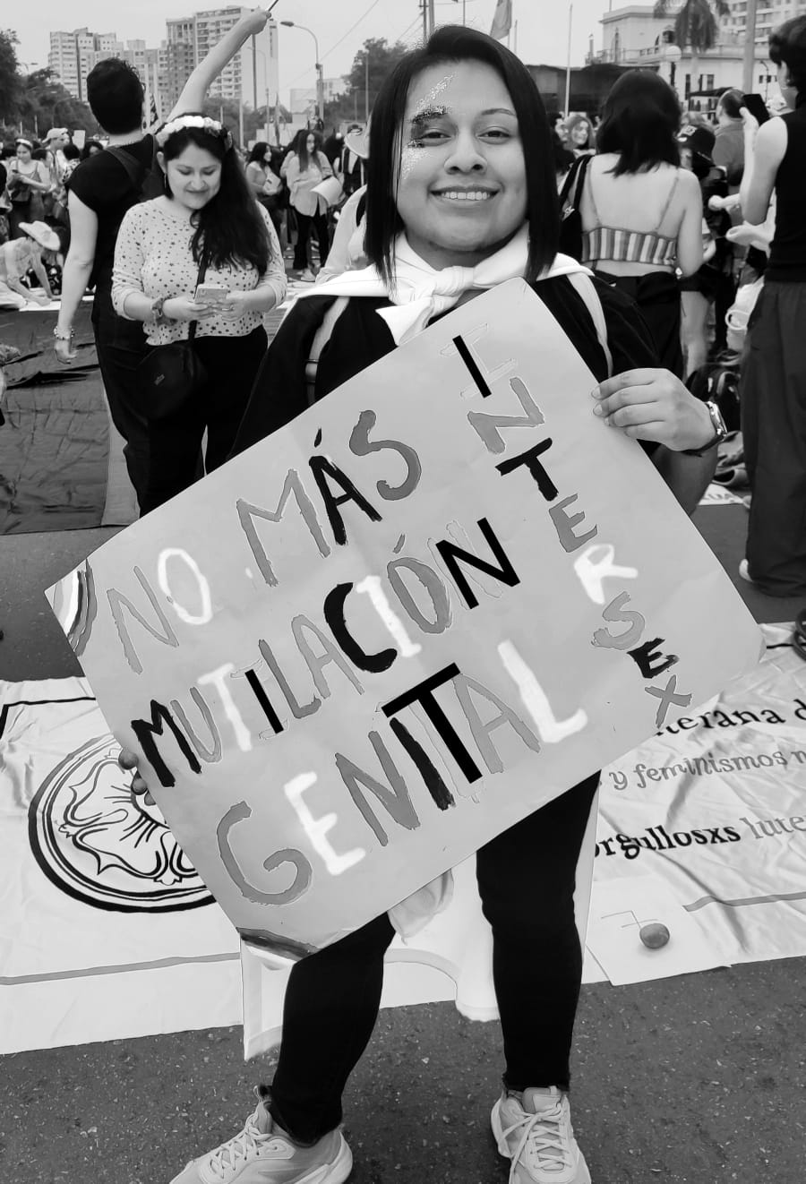 Perú Intersex formó parte del pronunciamiento en la Marcha del Orgullo 2023