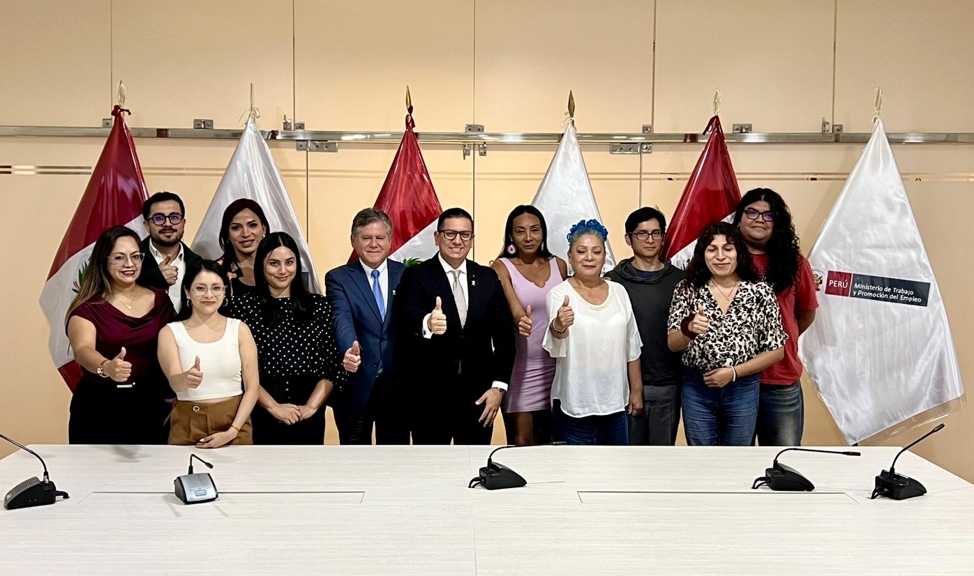 Mesa de diálogo con el MTPE sobre los desafíos de la empleabilidad de la comunidad LGBTIQ+