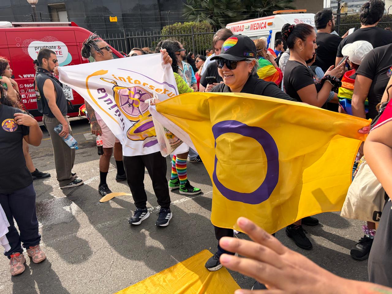 Histórico: Por primera vez, nuestro bloque intersex latinoamericano tomó las calles en la Marcha del Orgullo Lima 2026